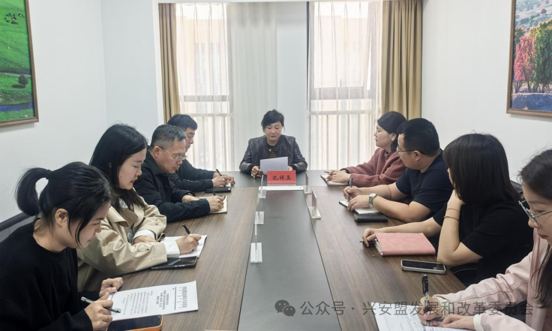 兴安盟发展和改革委员会组织召开算力基础设施政策解读会议