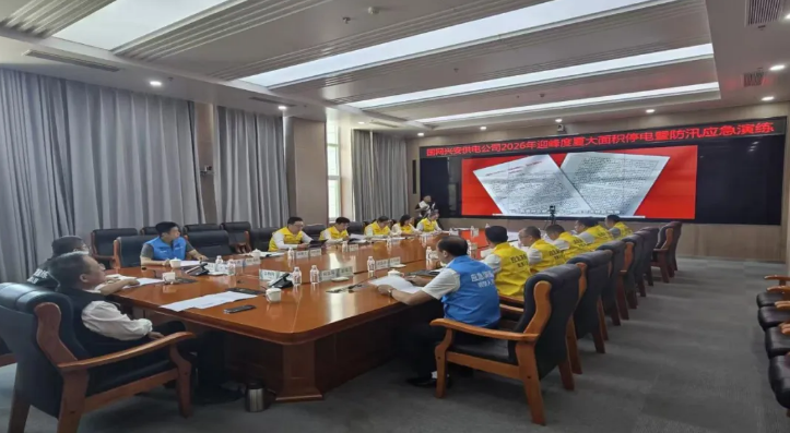 兴安盟能源局组织国网兴安供电公司开展2026年迎峰度夏大面积停电暨防汛应急演练