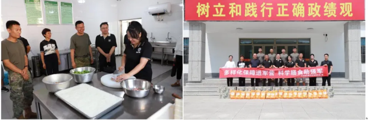 多样保障进军营 科学膳食助强军—盟军粮中心开展科技进军营活动